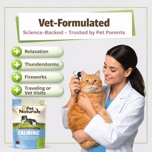 Pet Naturals Calming Chews For Dogs And Cats Anxiety Relief With Gentle Ingredients 160 Count