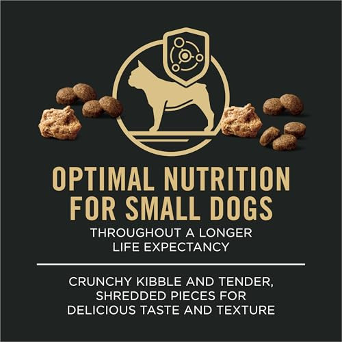 Purina Pro Plan Small Breed Dry Dog Food Shredded Blend Beef And Rice Formula 6 Lb