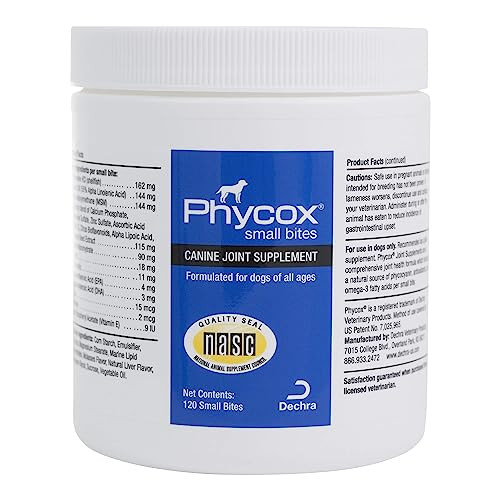 Phycox Joint Supplement Small Bites For Dogs 120 Ct
