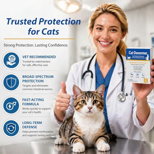 Petrial Broad Spectrum Cat & Kitten Dewormer 60 Tablets
