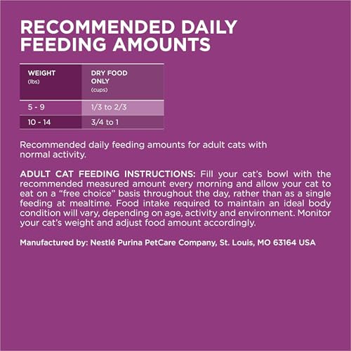 Purina One Plus Whole Body Support With Chicken Dry Cat Food . Bag 3.5 Lb