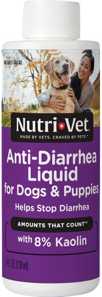 NutriVet NutriVet Anti Diarrhea For Dogs Liquid Fast Acting Dog Diarrhea Relief 4 Oz