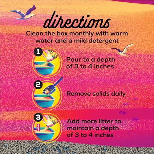 Purina Tidy Cats Bahama Sunset Scented Clumping Cat Litter Odor Control Formula