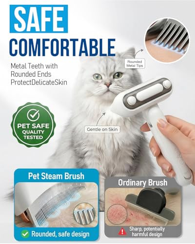 Picky Zoom Dog Brush For Shedding & Cat Brush For Shedding Deshedding Tool