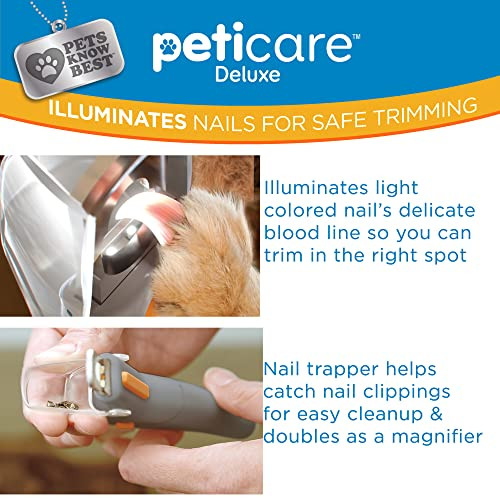 Pets Know Best Peticare Illuminated Dog & Cat Nail Clipper With Led Light &