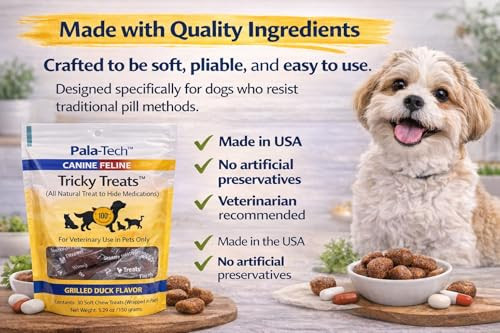 Pala Tech No Pala Tech Soft Dog & Cat Treats With Grilled Duck 5.29 Oz 150 Grams