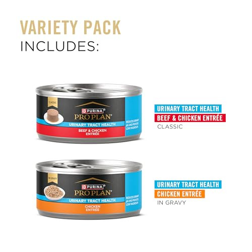 Purina Pro Plan Urinary Tract Wet Cat Food Variety Pack Urinary Tract Health Beef 5.5 Oz Variety Pack