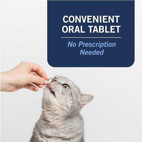 Petarmor Capaction (Nitenpyram) Oral Flea Treatment For Cats Cat Flea Treatment Pill 225 Lbs