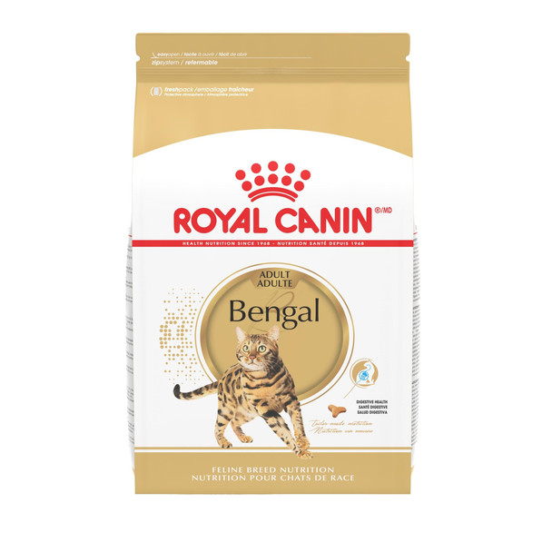 Royal Canin Feline Breed Nutrition Bengal Adult Dry Cat Food Bag 7 Lb