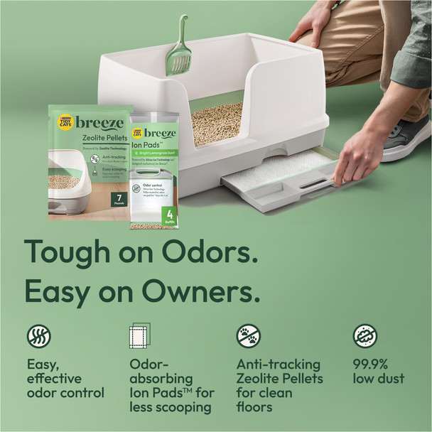 Purina Tidy Cats Litter System NonClumping Breeze Xl AllInOne Odor Control & Easy Clean 18 Lb