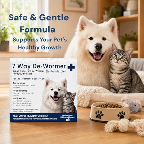Posy 7 Way Fenbendazole Dewormer Tablets For Cats & Dogs 10 Tablets