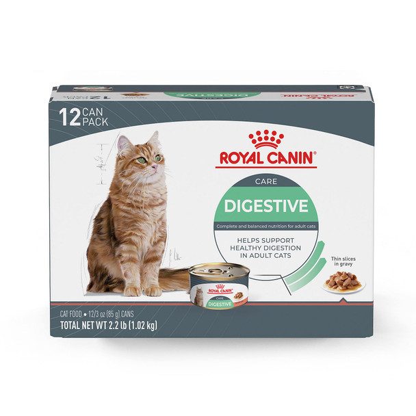 Royal Canin Feline Care Nutrition Digestive Care Adult Thin Slices In Gravy Cat 3 Oz Pack Of 12