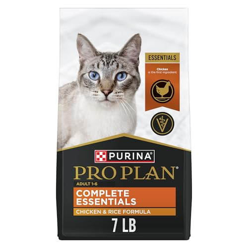 Purina Pro Plan High Protein Cat Food With Probiotics For Cats Chicken And Rice 7 Lb