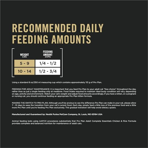 Purina Pro Plan High Protein Cat Food With Probiotics For Cats Chicken And Rice 7 Lb