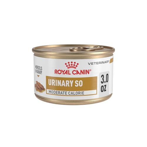 Royal Canin Veterinary Diet Feline Urinary So Moderate Calorie Adult Morsels In Gravy 3 Oz Pack Of 24