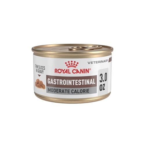 Royal Canin Veterinary Diet Feline Gastrointestinal Moderate Calorie Adult Thin Slices In Gravy 3 Oz Pack Of 24