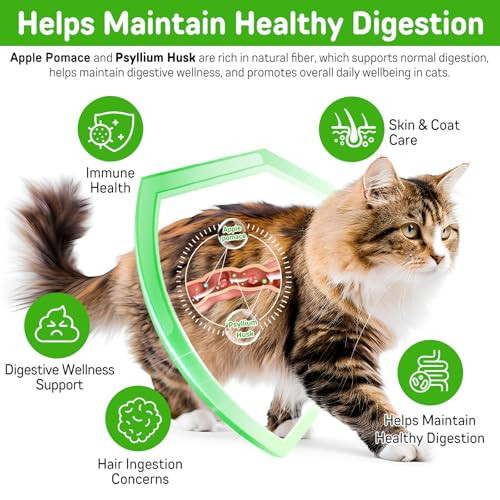 Ruduwu Hairball Control Cat Treats Hairball Treatment For CatsCat Hairball Remedy &