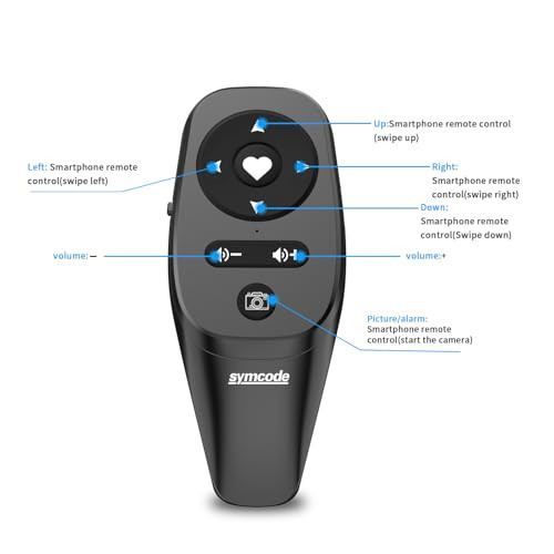 Symcode Smartphone Remote Control Kindle App Page Turner Tiktok Remote Control Cell