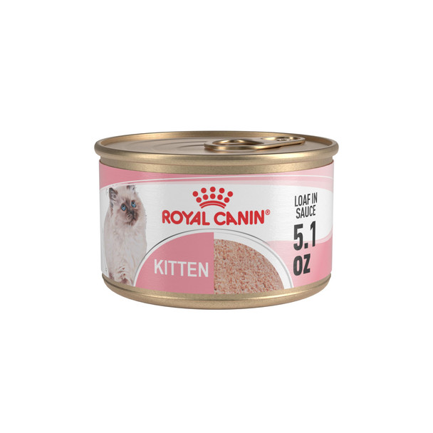 Royal Canin Feline Health Nutrition Kitten Loaf In Sauce Cat Food (Pack Of 5.1 Oz Pack Of 24