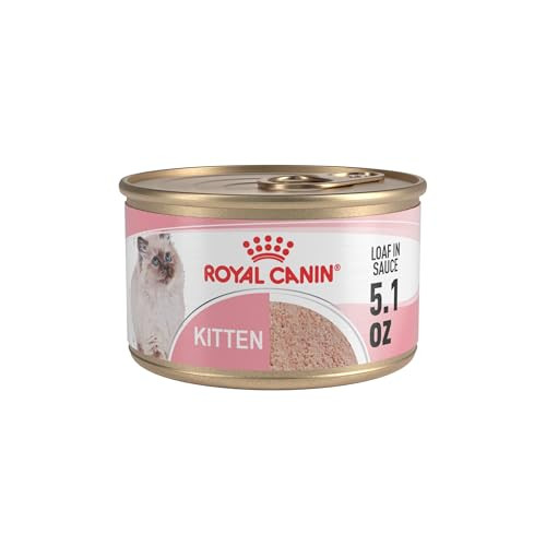 Royal Canin Feline Health Nutrition Kitten Loaf In Sauce Cat Food (Pack Of 5.1 Oz Pack Of 24