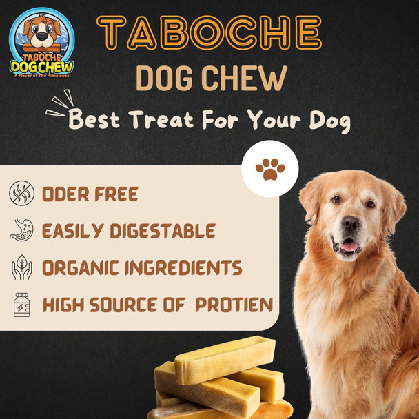 Taboche Dog Chew- Yak Cheese - All Natural & Organic- Long Lasting- A Flavor of The Himalayas - Medium - 5.5 oz (155g) - Pack of 2 Taboche Dog Chew- Yak Cheese - All Natural & Organic- Long Lasting- A Flavor of The Himalayas - Medium - 5.5 oz (155g) - Pack of 2