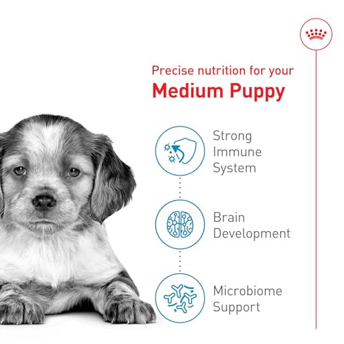 Royal Canin Size Health Nutrition Medium Puppy Dry Dog Food Bag 17 Lb