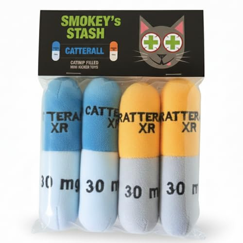 Smokey's Stash Catterall Catnip Toys 4 Pack