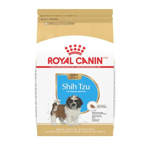 Royal Canin Breed Health Nutrition Shih Tzu Puppy Dry Dog Food Bag 2.5 Lb