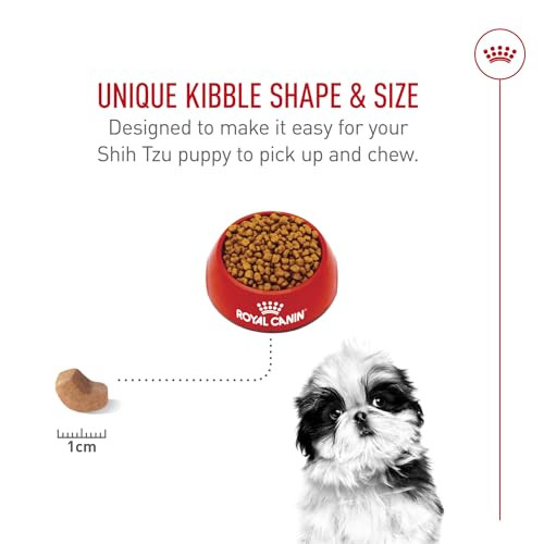Royal Canin Breed Health Nutrition Shih Tzu Puppy Dry Dog Food Bag 2.5 Lb