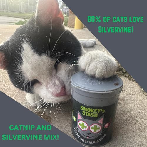 Smokey's Stash Silvervine Haze Potent Catnip And Silver Vine Blend For Cats