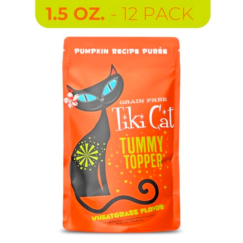 Tiki Pets Cat Solutions Topper Multipack Tummy Topper Pumpkin Recipe In Broth 1.5 Oz 12 Count
