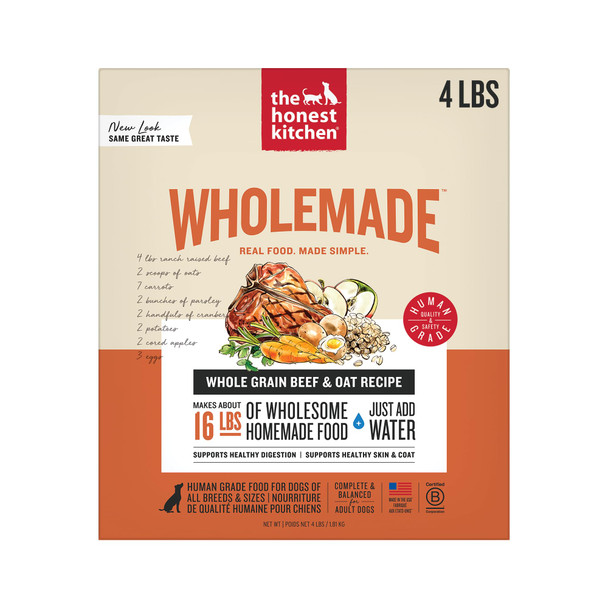 The Honest Kitchen Human Grade Wholemade 4 Lb