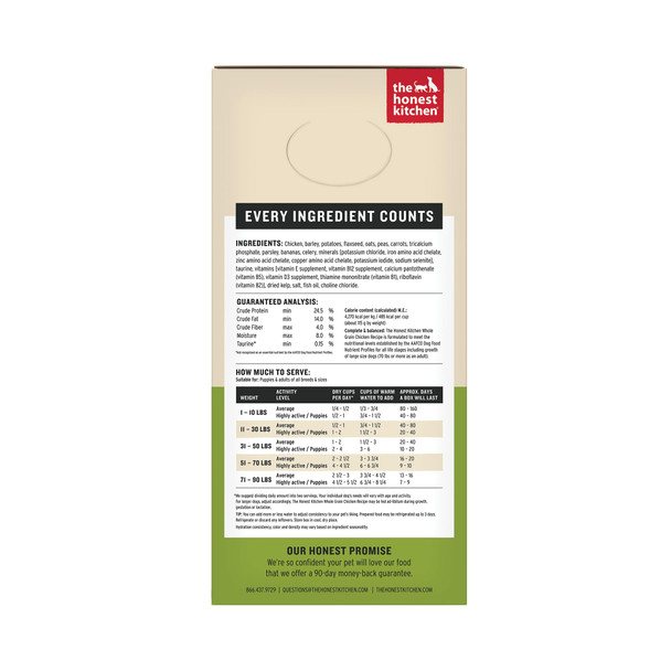 The Honest Kitchen Human Grade Wholemade 10 Lb