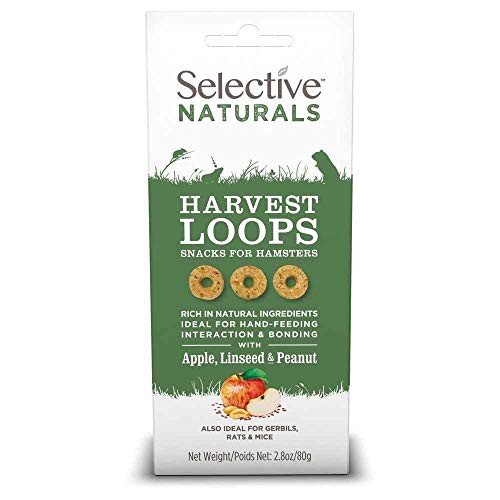 Supreme Petfoods Selective Naturals Harvest Loops With Apple Linseed & Peanut (Pack Of 2.8 Oz Pack Of 4
