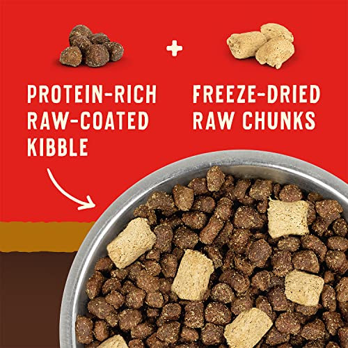 Stella & Chewy's Wild Red Raw Blend Kibble Premium FreezeDried Raw Coated Dog Food 21Lb - 2