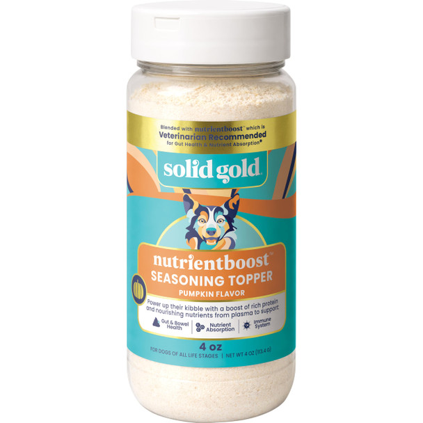 Solid Gold Dog Food Seasoning For Picky Eaters Nutrientboost Dog Food Topper Shaker 1 Ct