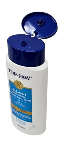 Top Paw AllIn1 Oatmeal Shampoo And Conditioner For Dogs 17 Ounces