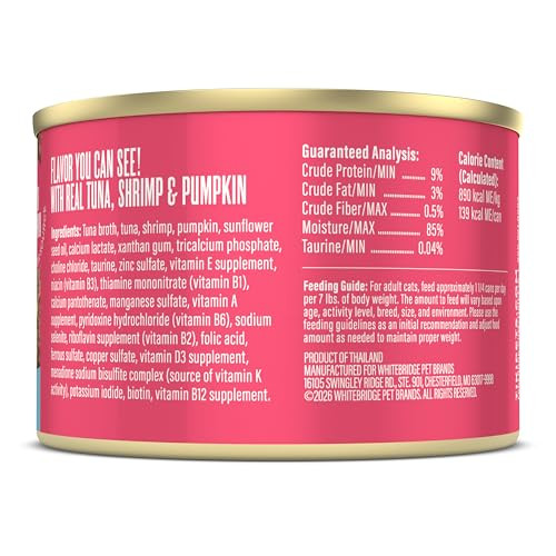 Tiki Pets Cat Aloha Friends Wet Cat Food Tuna Shrimp & Pumpkin 5.5 Oz 8 Count
