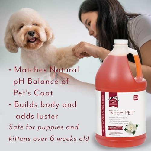 Top Performance Fresh Pet Shampoo 1GallonBlack