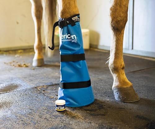 Vetericyn Mobility Horse Hoof Soaking Boot. HeavyDuty Equine Treatment Bag To Soak