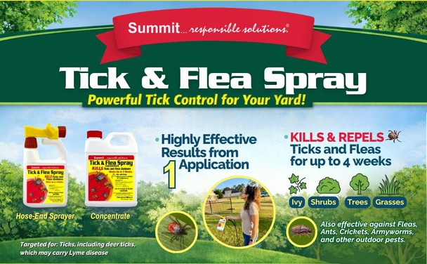 Summit Tick & Flea Quart HoseEnd Spray