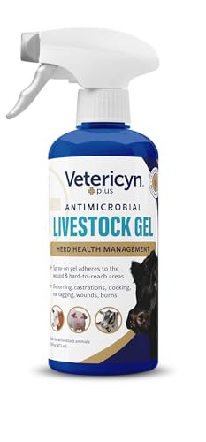 Vetericyn Plus Livestock Utility Gel Spray 16 Ounces