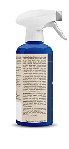Vetericyn Plus Livestock Utility Gel Spray 16 Ounces