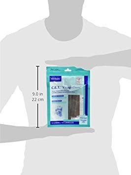 Virbac C.E.T. Veggiedent Dental Chews Extra Small 15 Count
