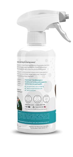 Vetericyn AllIn 1 Multifunctional Dog Supplement And Foamcare SprayOn PlantBased Dog Shampoo
