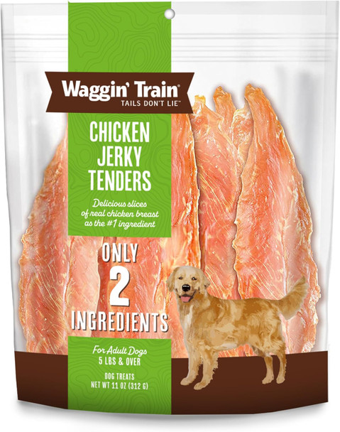 Waggin' Train Limited Ingredient, Grain Dog Treat, Chicken Jerky Tenders - 11 oz. Pouch Waggin' Train Limited Ingredient, Grain Dog Treat, Chicken Jerky Tenders - 11 oz. Pouch