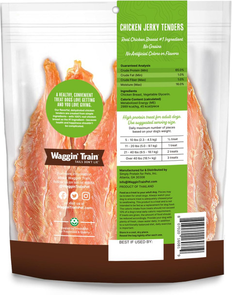 Waggin' Train Limited Ingredient, Grain Dog Treat, Chicken Jerky Tenders - 11 oz. Pouch Waggin' Train Limited Ingredient, Grain Dog Treat, Chicken Jerky Tenders - 11 oz. Pouch