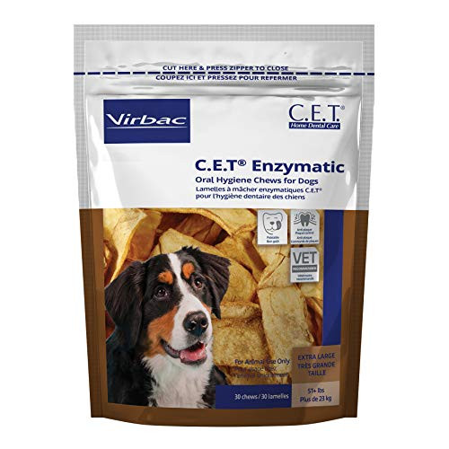 Virbac C.E.T. Enzymatic Oral Hygiene Chews Extra Large Dog 30 Count