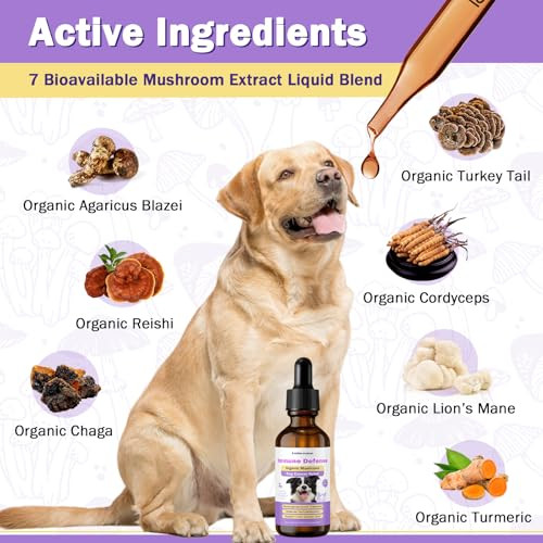 Unipomme Dog Cancer Supplements Pet Critical Guard Defense Immune Support Cellular Health 2 Oz