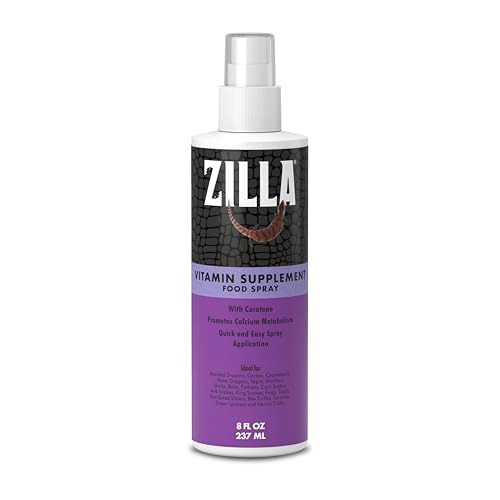 Zilla Vitamin Supplement Food Spray With Carotene SprayOn Multivitamin Supplement For Reptiles